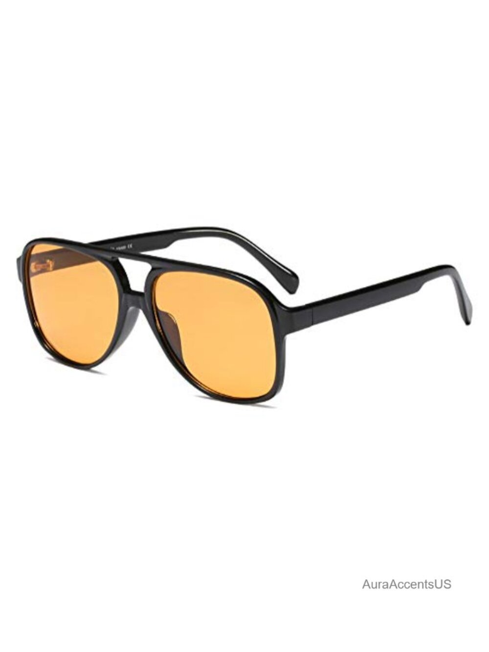 Vintage Retro 70s Aviator Sunglasses Oversized Square UV400